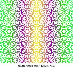 Abstract geometric vector paper for scrapbook. Seamless. Gradient color.