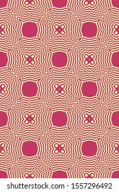 Abstract Geometric Vector Paper For Scrapbook Wrapping paper. Seamless. 