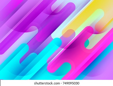 Abstract geometric vector pastel background for device screen or wallpaper, web banner, poster, background, with trendy colorful futuristic color, gradients effect . Used for phone, tablet advertising - Shutterstock ID 749095030