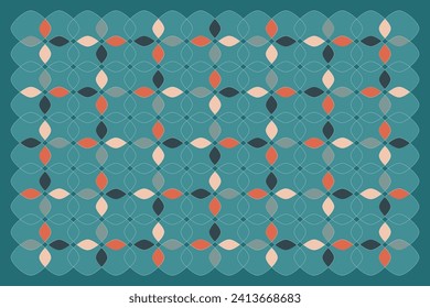 Abstract geometric vector pattern background