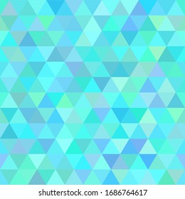 Abstract geometric vector pattern. Blue, cyan, triangles background. Colorful mosaic banner. Polygonal style