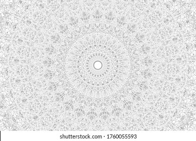 Abstract geometric vector pattern, liner overlap