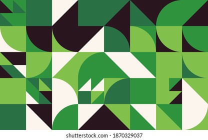 Abstract geometric vector pattern made with simple shapes. Geometrical compositixon, useful for web design, business card, invitation, poster, textile print, background.