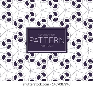 Abstract geometric vector pattern. Monochrome creative stylish texture. Abstract minimal backdrop for wallpaper, web design, textile, décor, cover template. Dark blue on white.