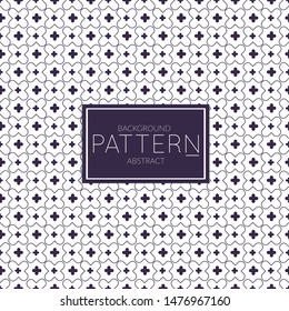 Abstract geometric vector pattern. Monochrome creative stylish texture. Abstract minimal backdrop for wallpaper, web design, textile, décor, cover template. Dark blue on white.