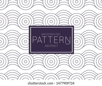 Abstract geometric vector pattern. Monochrome creative stylish texture. Abstract minimal backdrop for wallpaper, web design, textile, décor, cover template. Dark blue on white.
