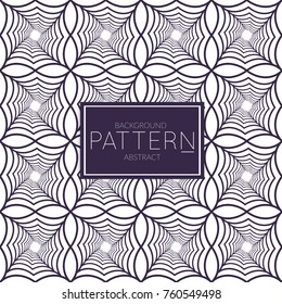 Abstract geometric vector pattern. Monochrome creative stylish texture. Abstract minimal backdrop for wallpaper, web design, textile, decor, cover template. Dark blue on white.