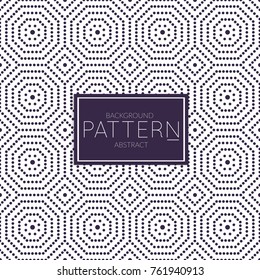 Abstract geometric vector pattern. Monochrome creative stylish texture. Abstract minimal backdrop for wallpaper, web design, textile, cover template. Dark blue on white.