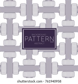 Abstract geometric vector pattern. Monochrome creative stylish texture. Abstract minimal backdrop for wallpaper, web design, textile, cover template. Dark blue on white.