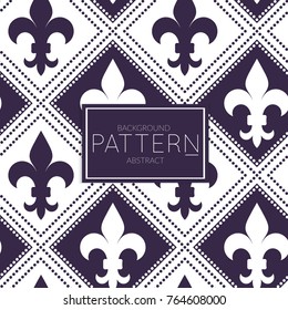 Abstract geometric vector pattern. Monochrome creative stylish texture. Abstract minimal backdrop for wallpaper, web design, textile, decor, cover template. Dark blue on white.