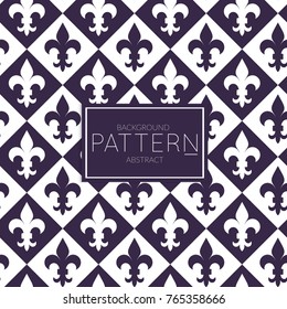 Abstract geometric vector pattern. Monochrome creative stylish texture. Abstract minimal backdrop for wallpaper, web design, textile, decor, cover template. Dark blue on white.