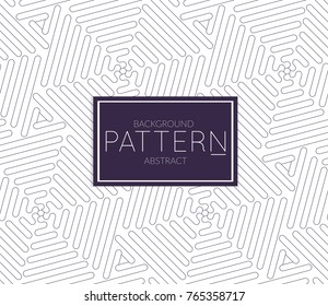 Abstract geometric vector pattern. Monochrome creative stylish texture. Abstract minimal backdrop for wallpaper, web design, textile, decor, cover template. Dark blue on white.