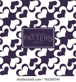 Abstract geometric vector pattern. Monochrome creative stylish texture. Abstract minimal backdrop for wallpaper, web design, textile, decor, cover template. Dark blue on white.