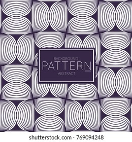 Abstract geometric vector pattern. Monochrome purple creative stylish texture. Abstract minimal backdrop for wallpaper, web design, textile.