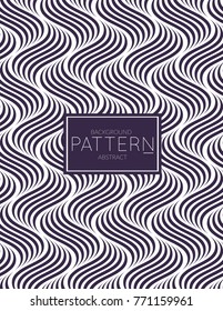 Abstract geometric vector pattern. Monochrome creative stylish texture. Abstract minimal backdrop for wallpaper, web design, textile, dÃ©cor, cover template. Dark blue on white.