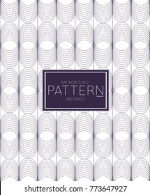 Abstract geometric vector pattern. Monochrome creative stylish texture. Abstract minimal backdrop for wallpaper, web design, textile,  cover template. Dark blue on white.