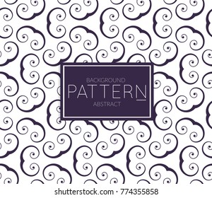 Abstract geometric vector pattern. Monochrome creative stylish texture. Abstract minimal backdrop for wallpaper, web design, textile, cover template. Dark blue on white.