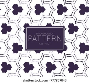 Abstract geometric vector pattern. Monochrome creative stylish texture. Abstract minimal backdrop for wallpaper, web design, textile, dÃ©cor, cover template. Dark blue on white.