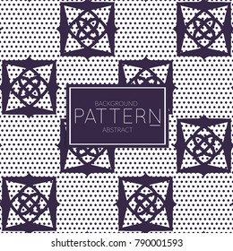 Abstract geometric vector pattern. Monochrome creative stylish texture. Abstract minimal backdrop for wallpaper, web design, textile, dÃ©cor, cover template. Dark blue on white.