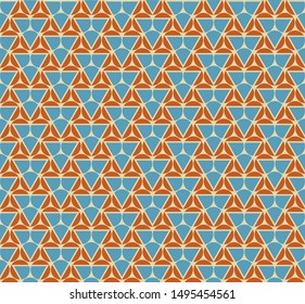 Abstract geometric vector pattern seamless