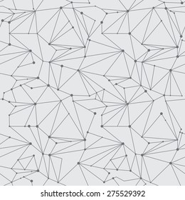 Abstract Geometric Vector Pattern | Seamless techno background, flat design for electronic, energy business corporate identity