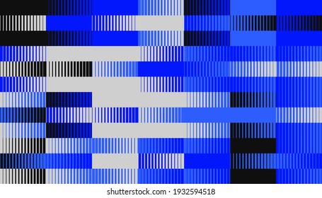 Abstract geometric vector pattern with transition effect. Geometrical composition, useful for web design, business card, invitation, poster, textile print, background.