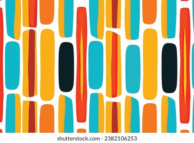 Abstract Geometric Vector Patterns. Modern Abstract Vector Designs