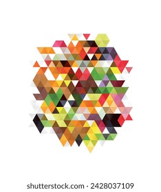 Abstract geometric vector polygon background