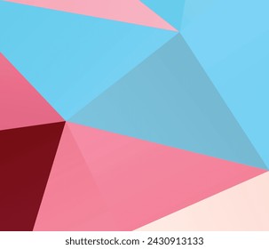 Abstract geometric vector polygon background