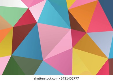 Abstract geometric vector polygon background