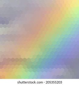 abstract geometric vector rainbow background for use in design for card, invitation, poster, banner, placard or billboard cover
