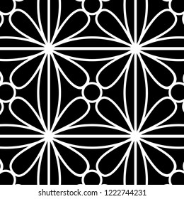Abstract geometric vector seamless pattern.