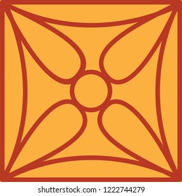 Abstract geometric vector seamless pattern.