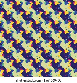 Abstract geometric vector seamless pattern. Perfect for stationary , textile , web background and home decor projects.