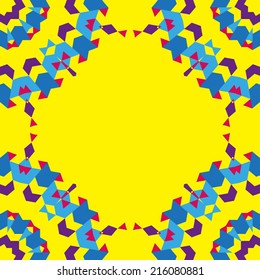 Abstract geometric vector seamless pattern