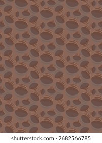 Abstract geometric vector seamless pattern of striped shapes.