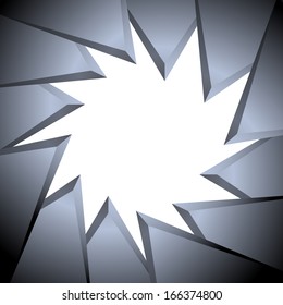 Abstract geometric vector ,zoom background , triangle background