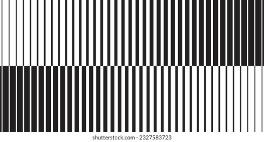 abstract geometric vertical big to small repeatable pattern art.