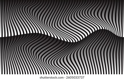 abstract geometric vertical gradient line wave pattern.
