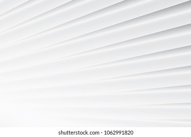 Abstract geometric vertical line white and gray color background. Vector, illustration.