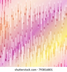 Abstract geometric vertical lines overlay on colorful background and texture. Vector illustration
