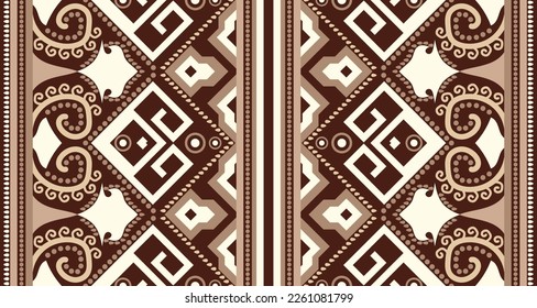 Abstract geometric vertical seamless pattern design indigenous black background EP.51.Design for Saree,  Clothing, fabric, batik, Knitwear, Embroidery, Traditional 