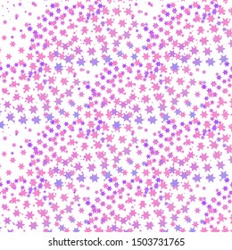 Abstract geometric violet halftone seamless pattern. Hipster fashion design print halftone background. Modern stylish texture. Repeating tiles from small triangles. 
