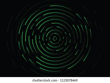 Abstract geometric vortex, Circular swirl lines, fingerprint. Vector illustration