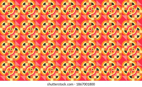 Abstract geometric wallpaper design. Graphic colorful vector background illustration