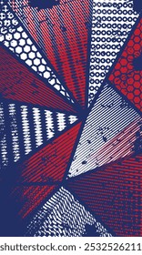 Abstract geometric wallpaper for extreme sports jersey sublimation print design