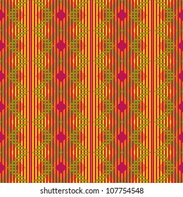 abstract geometric wallpaper pattern seamless background. Vector illustration