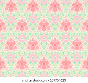 abstract geometric wallpaper pattern seamless background. Vector illustration