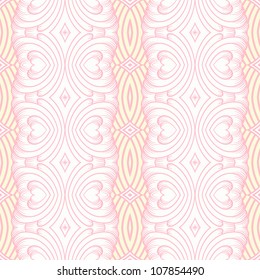 abstract geometric wallpaper pattern seamless background. Vector illustration