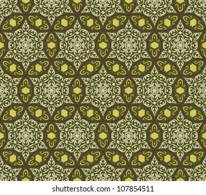 abstract geometric wallpaper pattern seamless background. Vector illustration